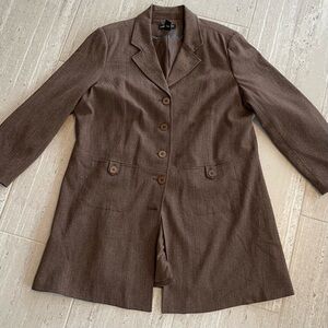 Lane Bryant Brown Blazer